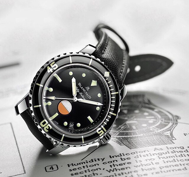 Image showcasing Blancpain Fifty Fathoms