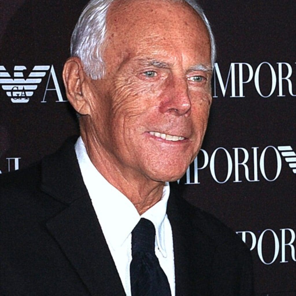 Image showing Giorgio Armani on red carpet