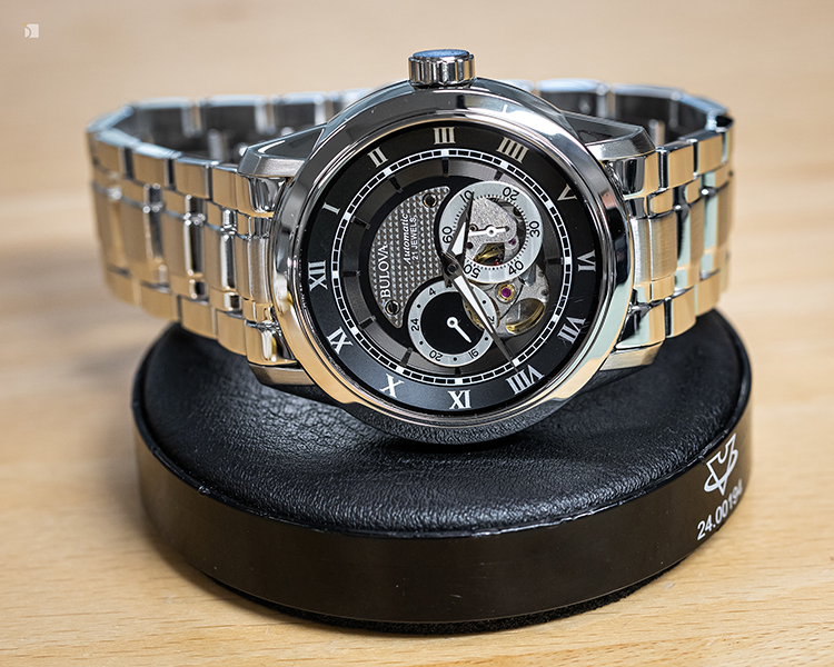 After #178 Front Facing View of Bulova Automatic Timepiece Restored by Professional Watch Servicing