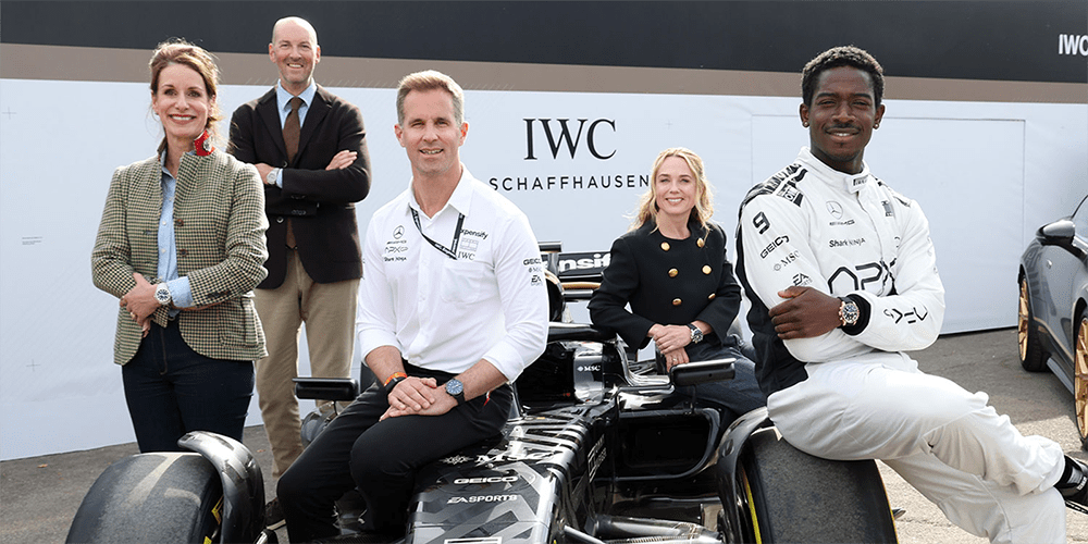Franziska Gsell, Chief Design Officer Christian Knoop, Chris Grainger-Herr, and actors Kerry Condon and Damson Idris via Revolution Watch
