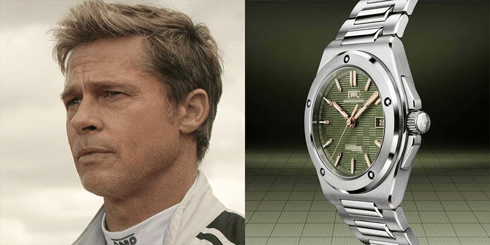 GP Brad Pitt IWC Watch Timepieces in F1 The Movie via Esquire Featured Image