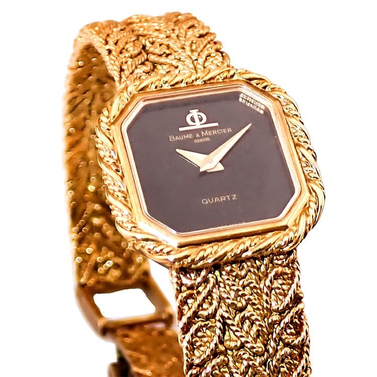 Baume Mercier Geneve Quartz Timepiece on Display Authorized Watch Repair Services Featured Image