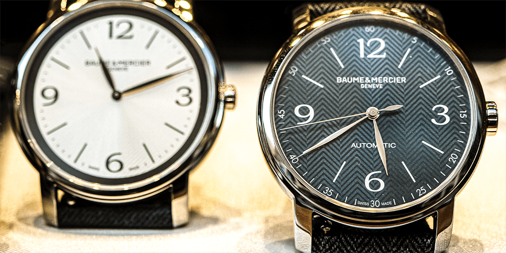 Baume and Mercier Timepieces on Display Authorized Watch Repair Services