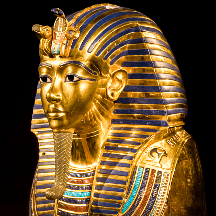 Mask of Tut Ankh Amon Ancient Egypt Jewelry Display