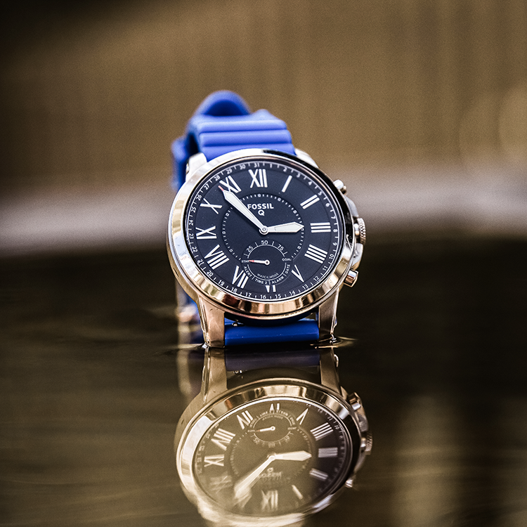 Restored Fossil Timepiece Displayed and Reflected for Authorized Fossil Watch Repair Services