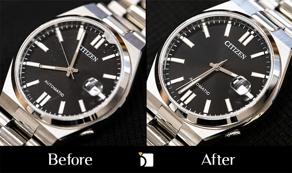 Before & After #184 Citizen Automatic Watch Timepiece Restored by Certified Watchmakers