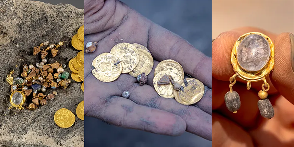 1,400-year-old Hoard of Gold Coins and Jewelry Found Near Sea of Galilee