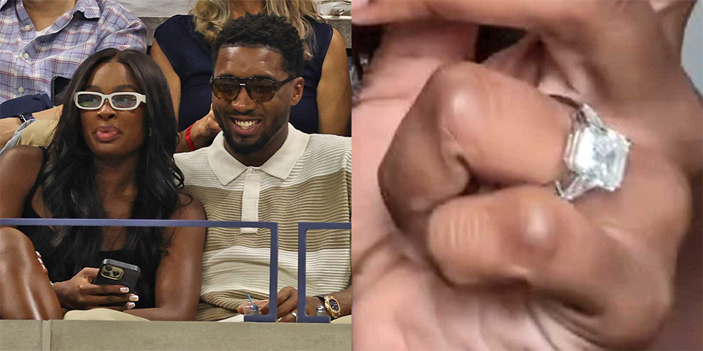 Coco Jones & Donovan Mitchell Engagement Ring Proposal via People