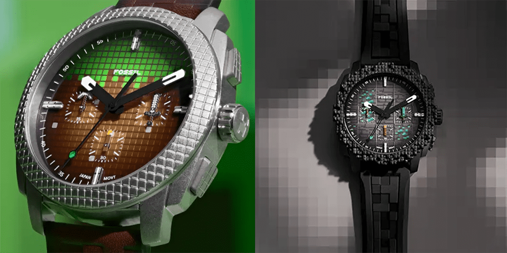 Fossil Minecraft Watch Collaboration via Hollywood Reporter