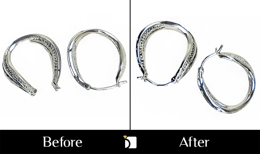 Before & After #186 Metal Hoop Wire Replacement for Earrings