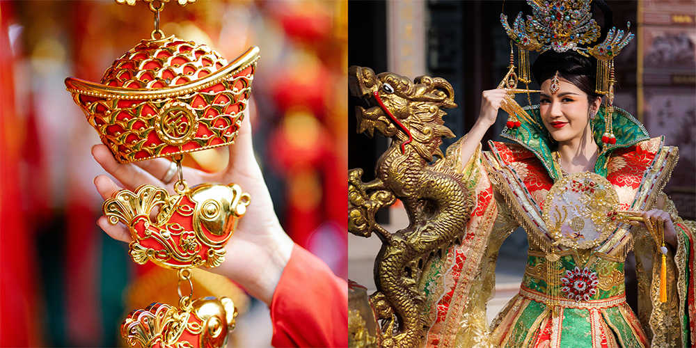 Lunar New Year Traditional Ceremonial Jewelry and Decor