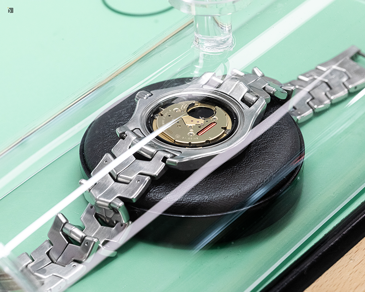 Repair #188 Tag Heuer Timepiece Mid-Repair Watch Under Protection in Service Center