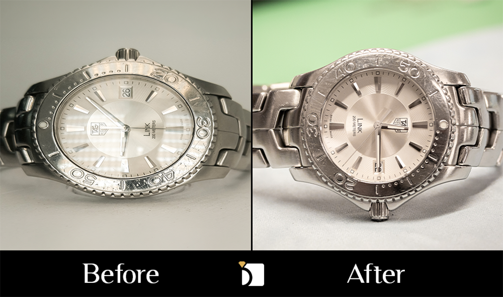 Before & After #188 TAG Heuer Professional 200M Quartz Watch Serviced by Certified Watchmakers