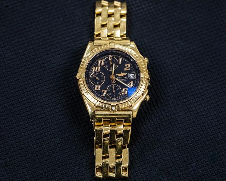 Before #191 Breitling Chronomat Watch Before Servicing by Authorized Watch Partner Services