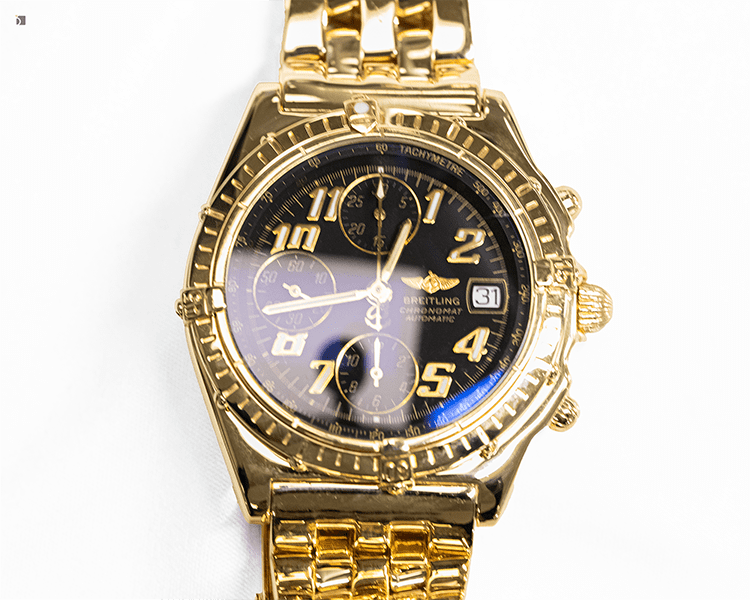 After #191 Breitling Chronomat Watch Restored Authorized Watch Repair Services by Certified Watchmakers