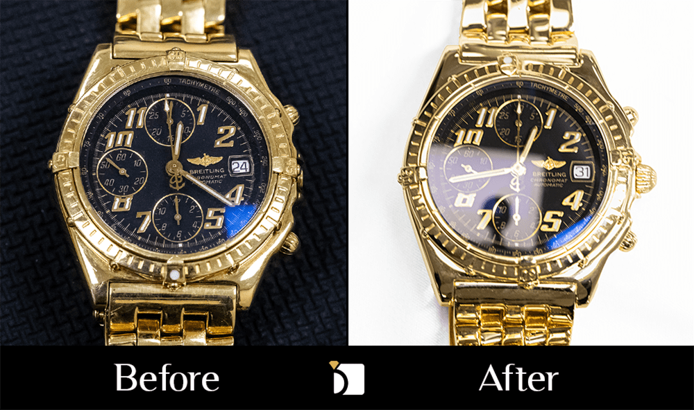 Before & After #191 Breitling Chronomat Automatic Watch Restoration (K1305012962)