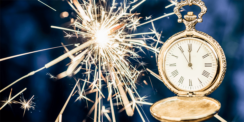 Restored Pocket Watch Timepiece Displayed with Sparkler on Fourth of July