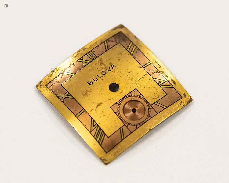 Before #194 Vintage Bulova Watch Dial Prior to Professional Vintage Watch Servicing